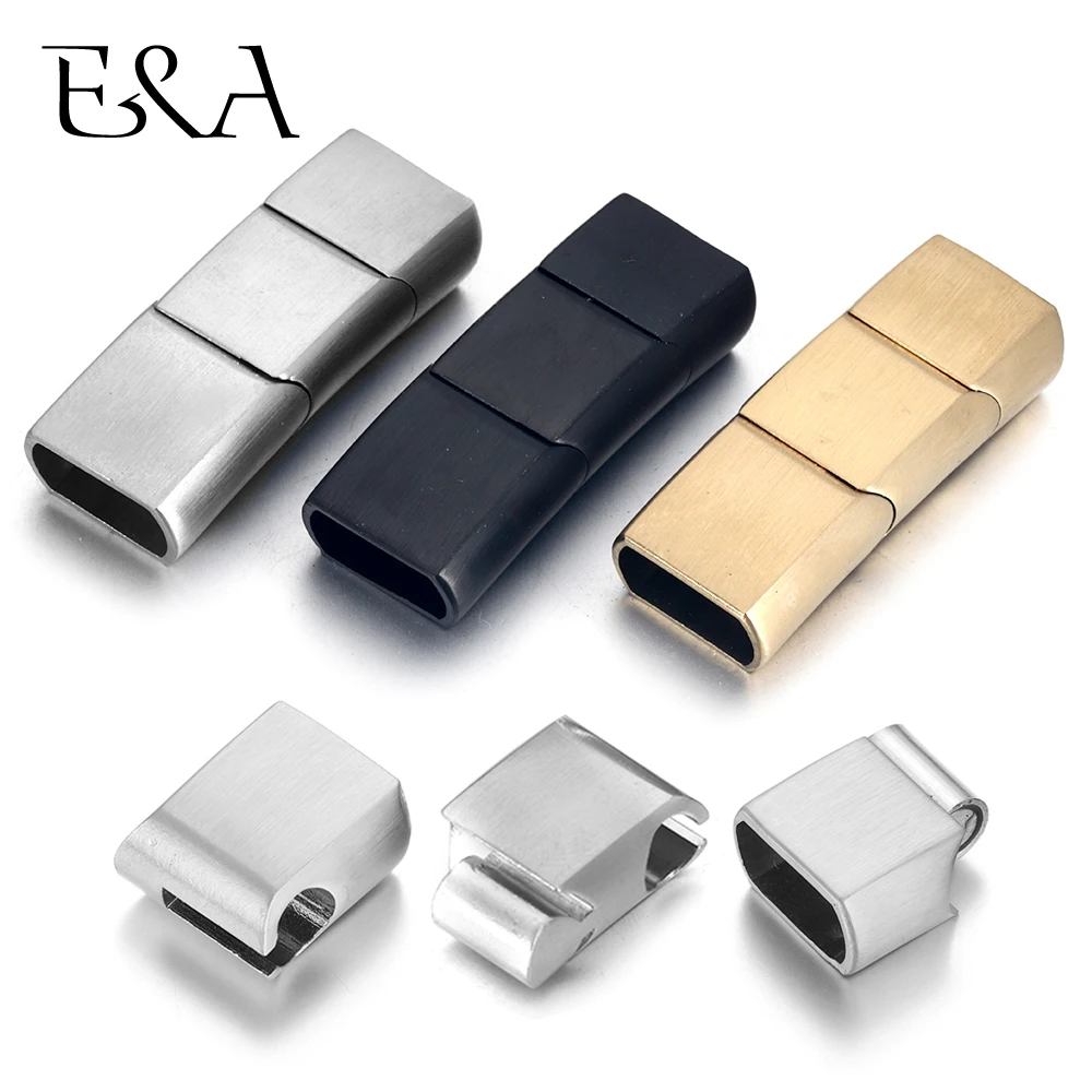Jewelry Making Diy - Uitgebreide roestvrijstalen sluiting Drie delen Magnetische