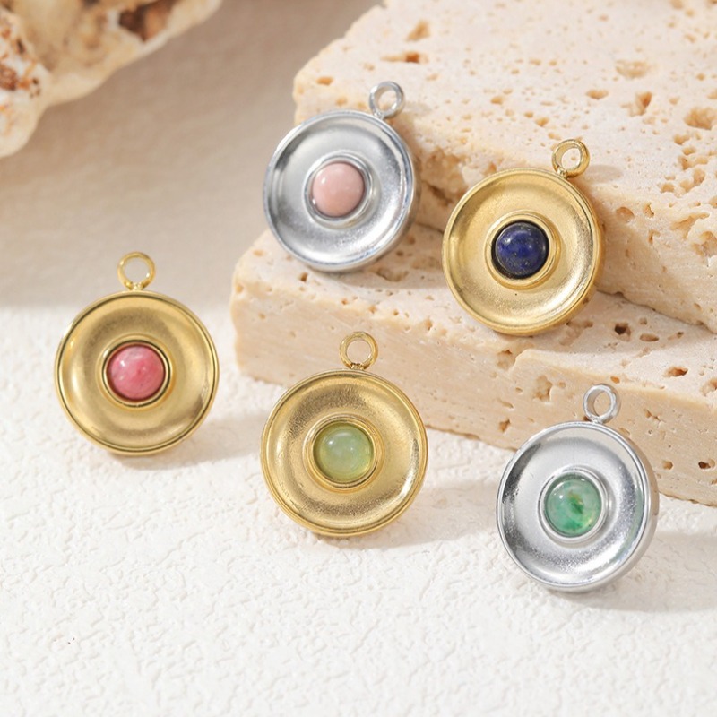 Jewelry Making Michaels - 6 stuks mini steencabochon hanger dubbele
