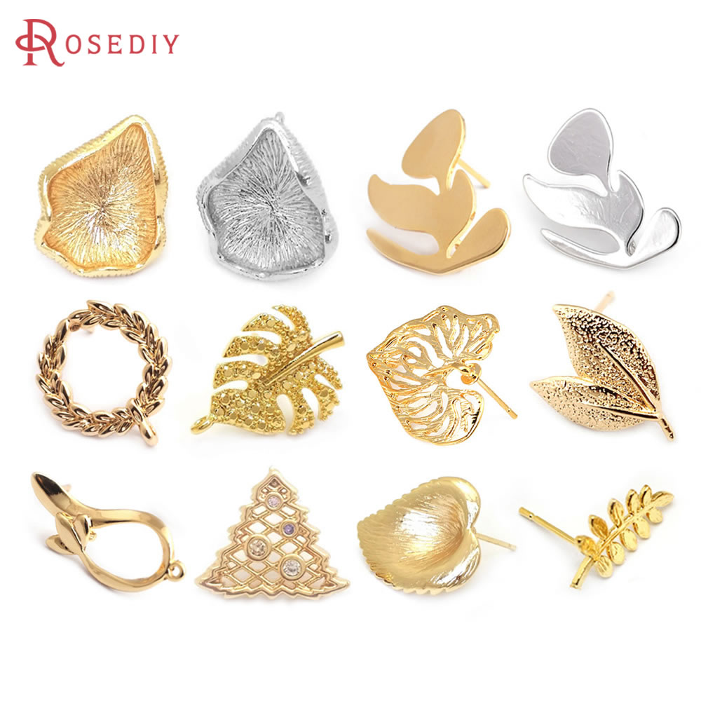 Jewelry Making Gold - 18K Goudkleurige Messing Lotusblad Bladbladeren Tak