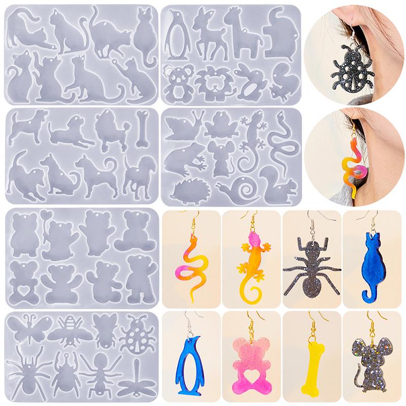 Jewelry Making Mold - Diy Kristal Epoxyhars Siliconen Mal Dier