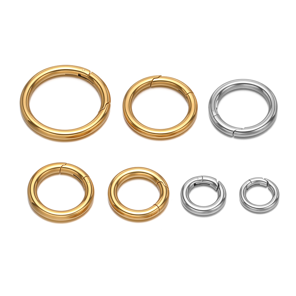 Jewelry Making Diy - 2 stks/partij Ronde Lente Sluitingen Rvs