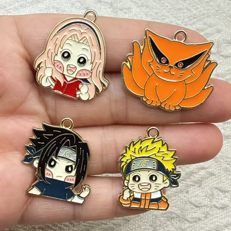 Jewelry Making Japan - 10/20/30 stuks Naruto-figuurtjes, handgemaakte doe-het-zelf-accessoires voor