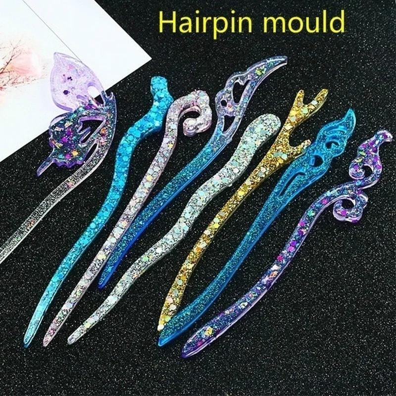 Jewelry Making Mold - Nieuwe transparante haarspeld siliconen speciale mal
