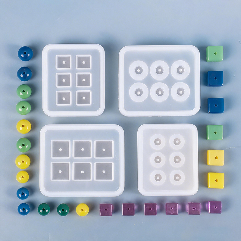 Jewelry Making Mold - Rechthoekige siliconen mal DIY 6 gaten