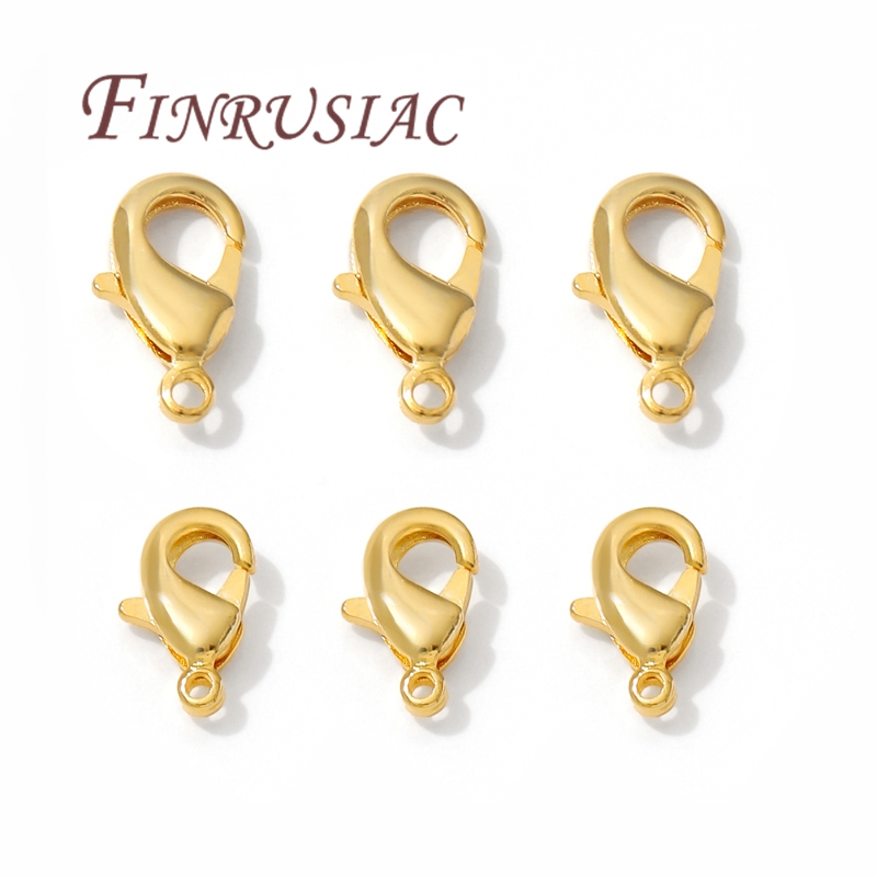 Jewelry Making Gold - 10mm 12mm 18K Vergulde Karabijn Voor
