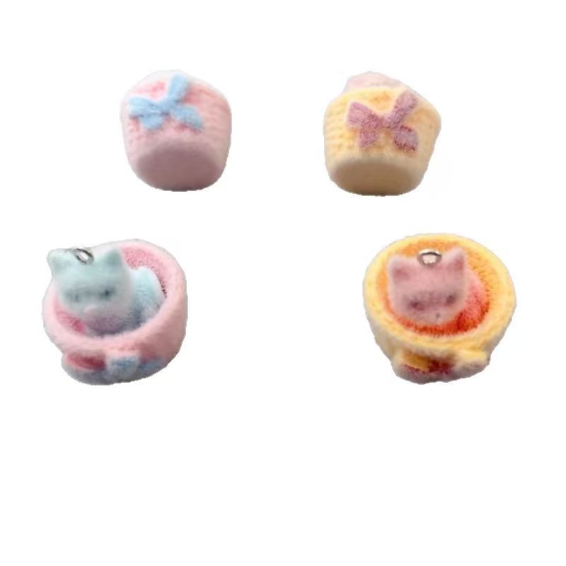 4 stuks 3D pluche hars kattenh - Jewelry Making Diy recensie en prijs