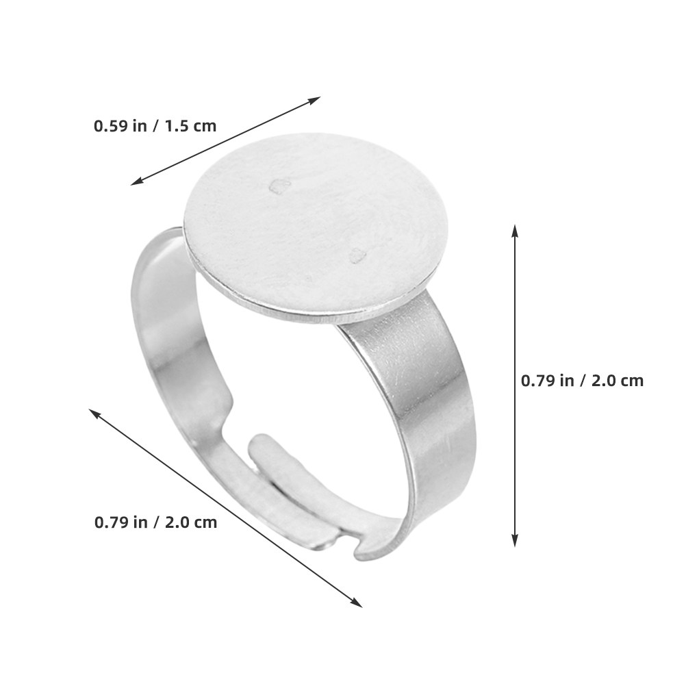 40 stuks ringbasis van roestvr - Ring Blank Adjustable recensie en prijs