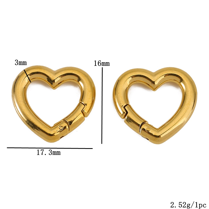 2 Stuks Rvs Sluitingen Hart Ro - Jewelry Making Name recensie en prijs