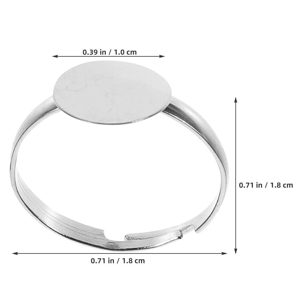 50 stuks blanco ringzettingen, - Ring Blank Adjustable recensie en prijs