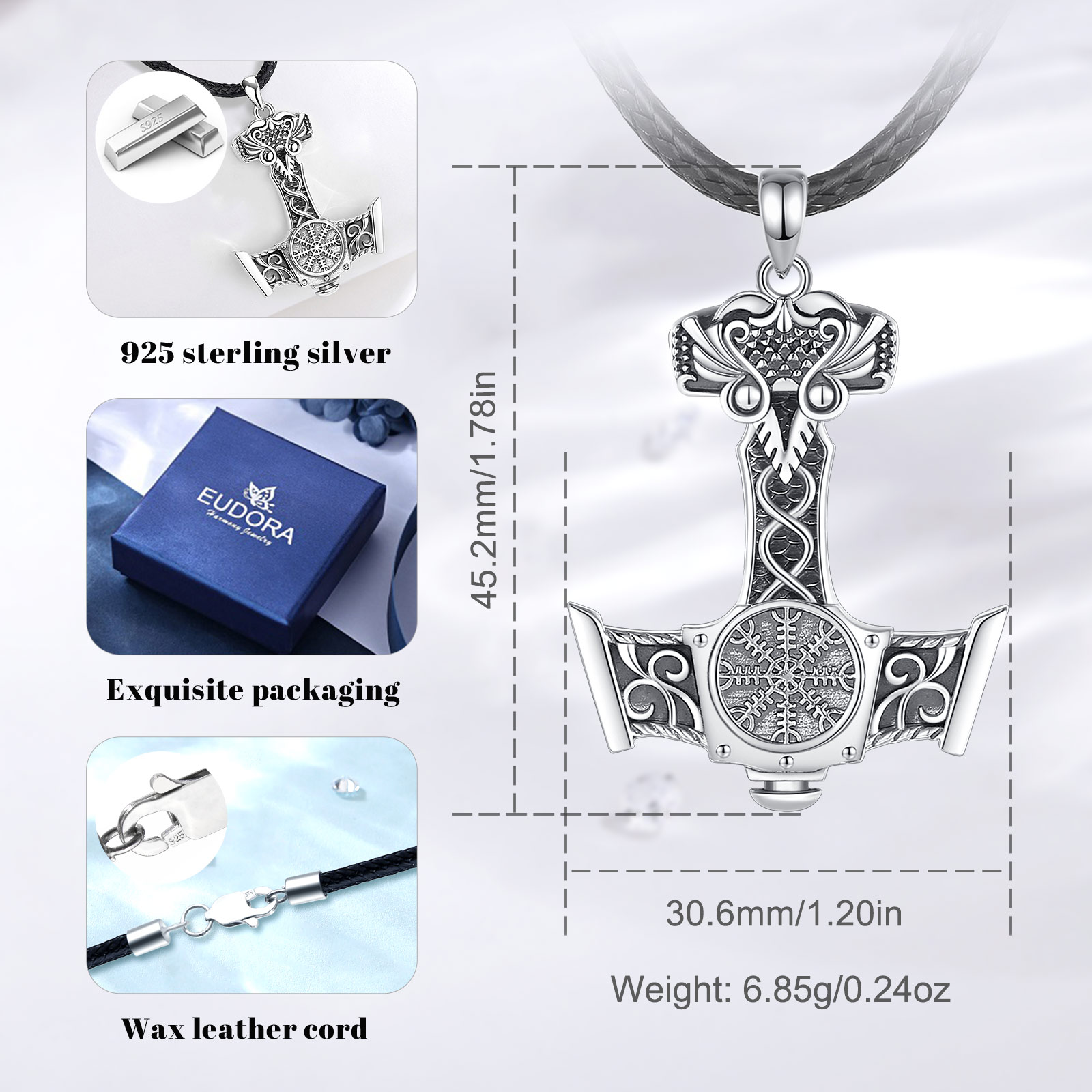 Eudora 925 Sterling Zilver Noo - Jewelry Making Hammer recensie en prijs