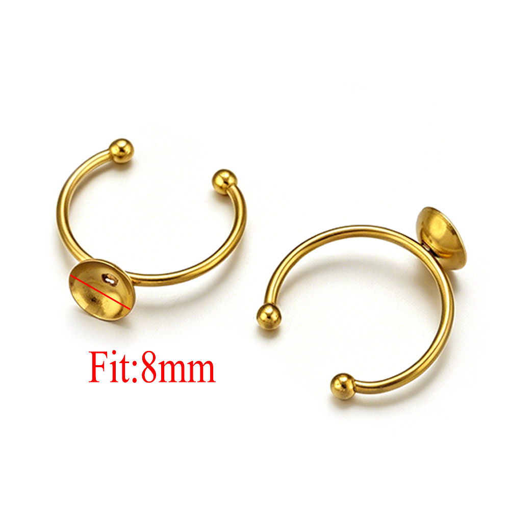 10 stuks roestvrijstalen ronde - Ring Blank Adjustable recensie en prijs