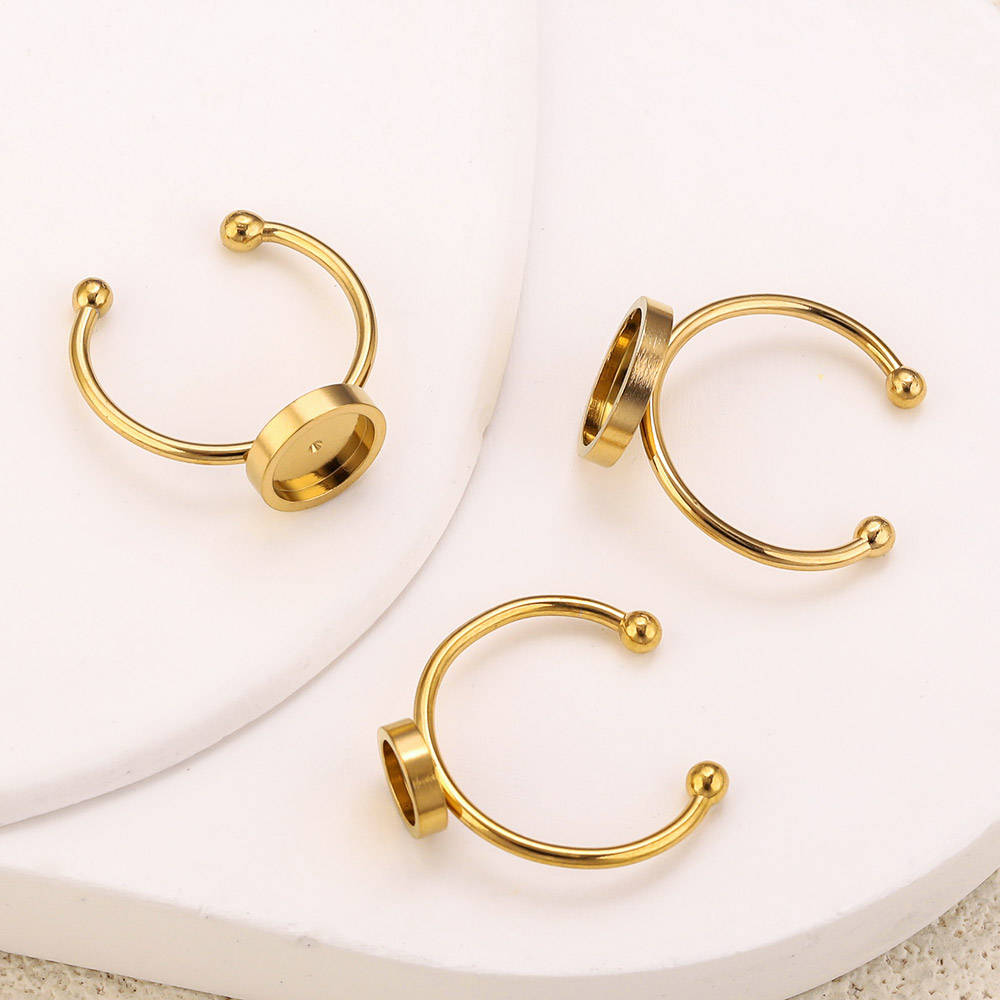 10 stuks roestvrijstalen ronde - Ring Blank Adjustable recensie en prijs