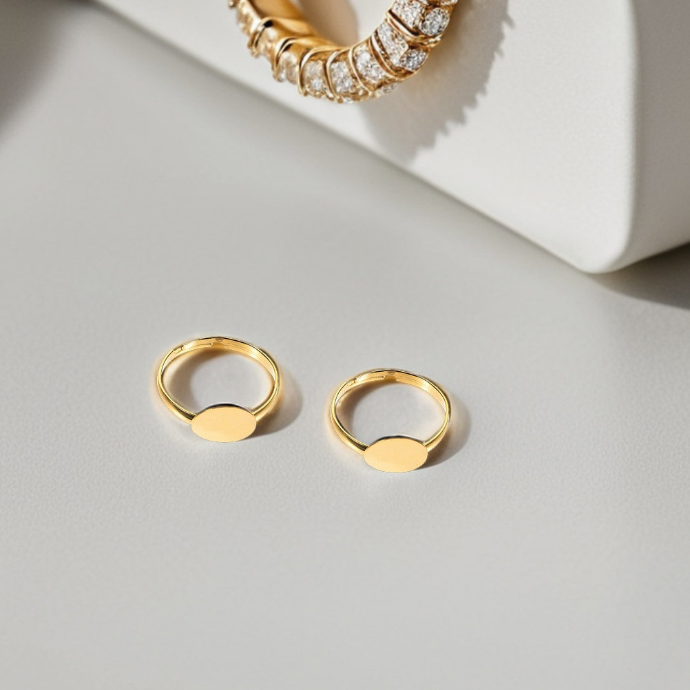 50 stuks, 10 mm, platte ringon - Ring Blank Adjustable recensie en prijs
