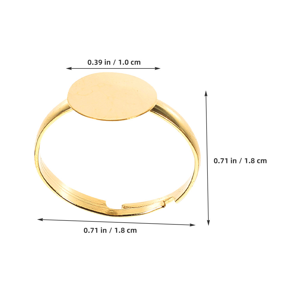 50 stuks verstelbare ringonder - Ring Blank Adjustable recensie en prijs