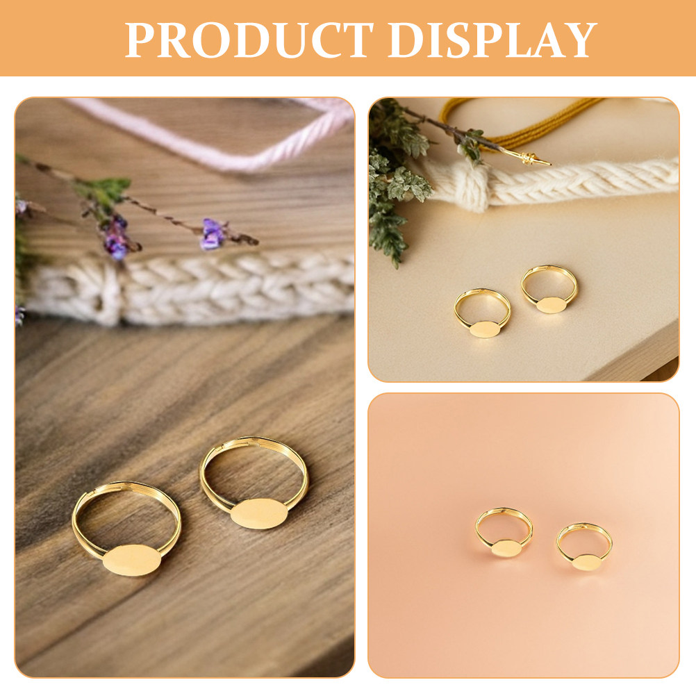 50 stuks verstelbare ringonder - Ring Blank Adjustable recensie en prijs