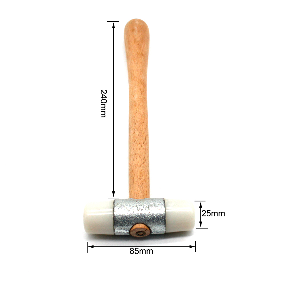 Dubbelzijdige nylon hamerhamer - Jewelry Making Hammer recensie en prijs