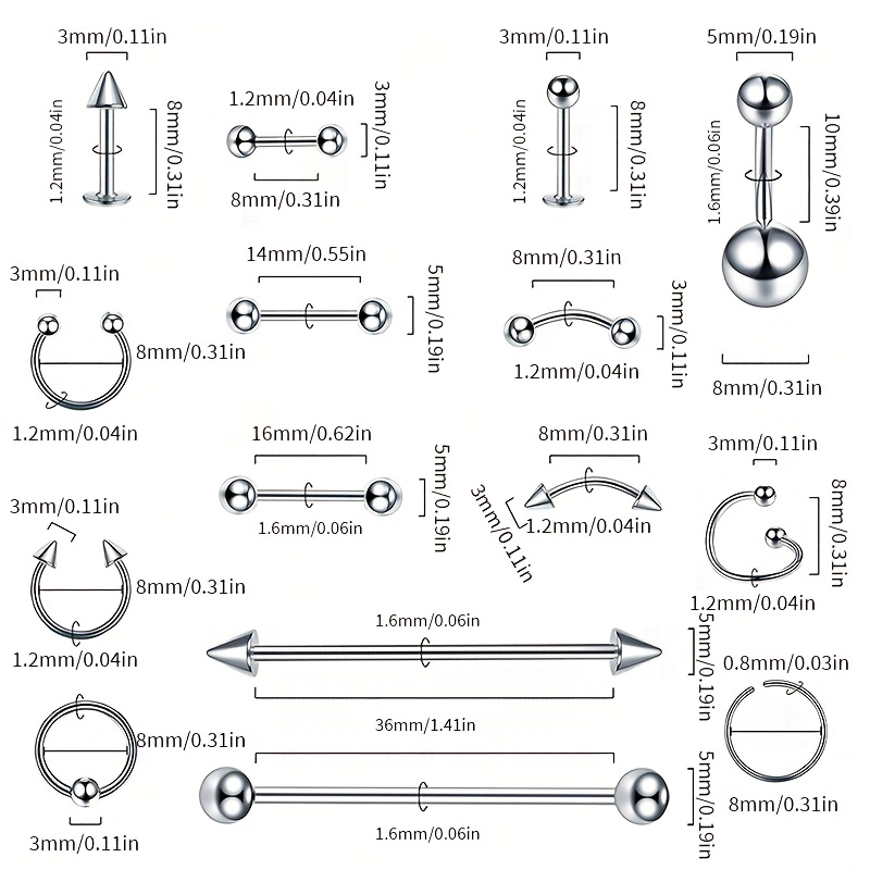 10 Stks/set Gemengde Piercings - Jewelry Making Kit Professional recensie en prijs
