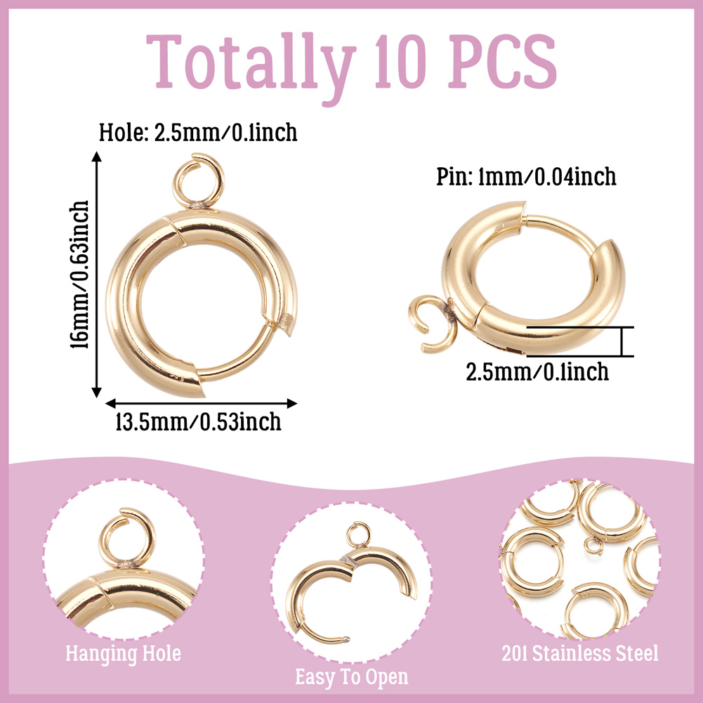 10 stuks 201 roestvrijstalen h - Jewelry Making Name recensie en prijs