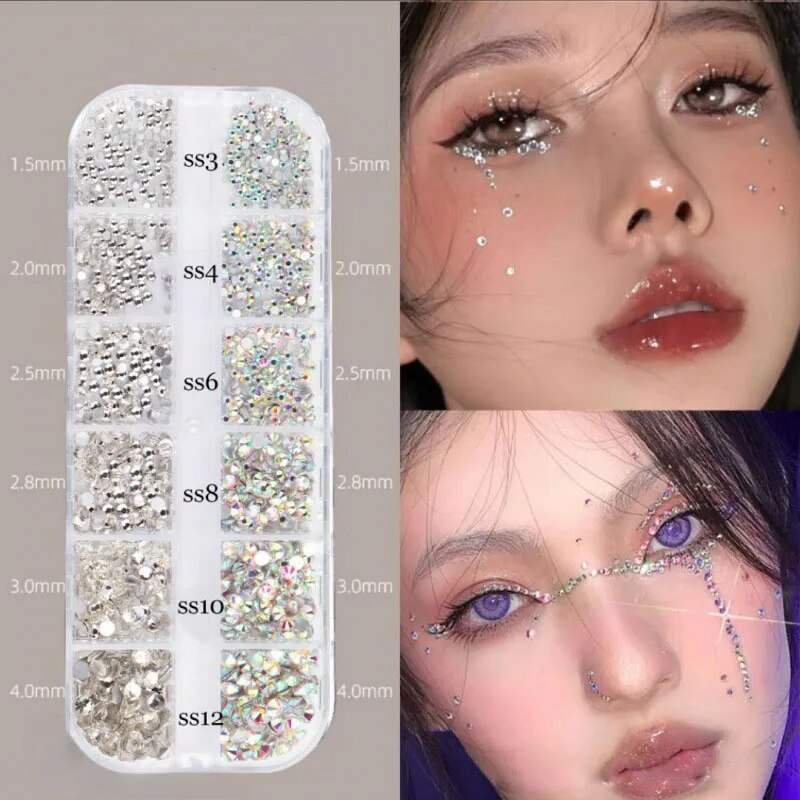 Nail Art Strass 12Grids Box Na - Crystal Bead Mix recensie en prijs