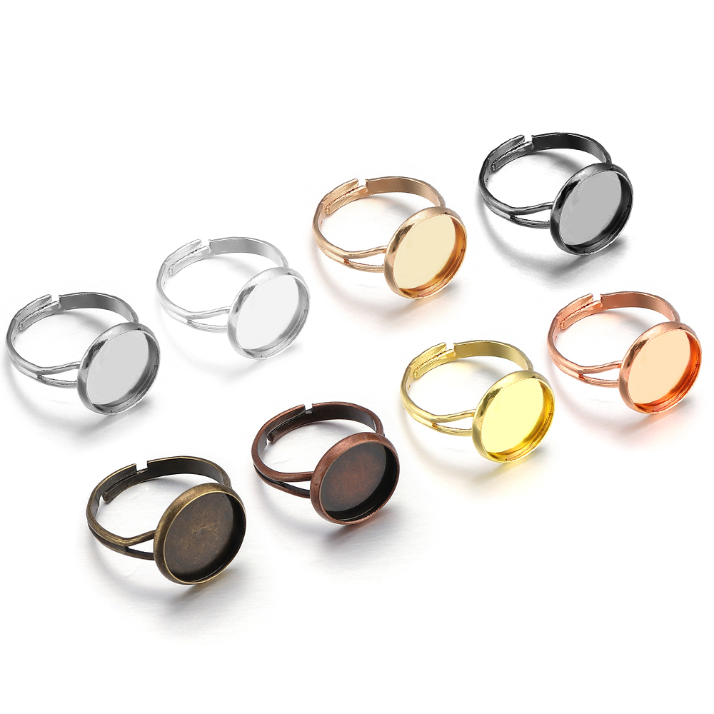 10 stks/partij Verstelbare Bla - Ring Blank Adjustable recensie en prijs