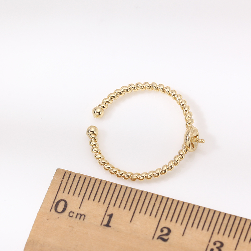 JZ224 Koperen vergulde verstel - Ring Blank Adjustable recensie en prijs