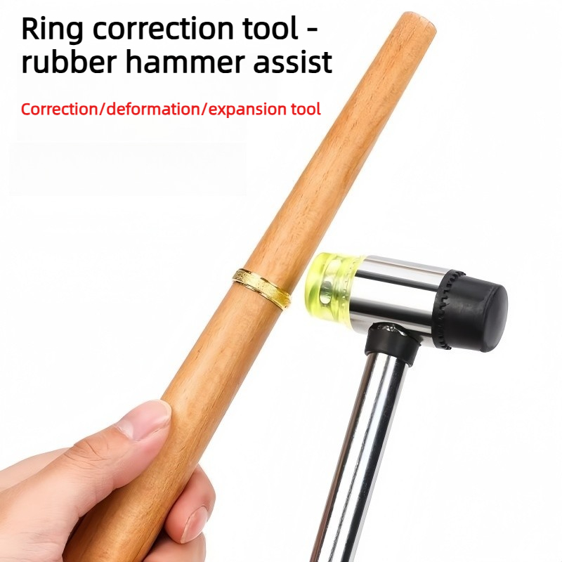 Houten ringmaatdoorn - gereeds - Jewelry Making Hammer recensie en prijs