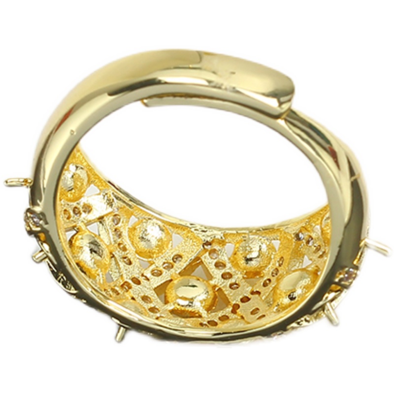 JZ023 Koperen vergulde verstel - Ring Blank Adjustable recensie en prijs