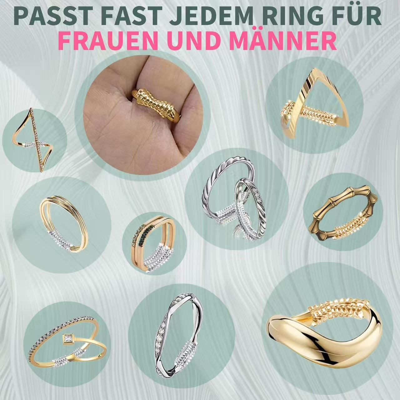6 stuks/verpakking Ringverklei - Ring Blank Adjustable recensie en prijs