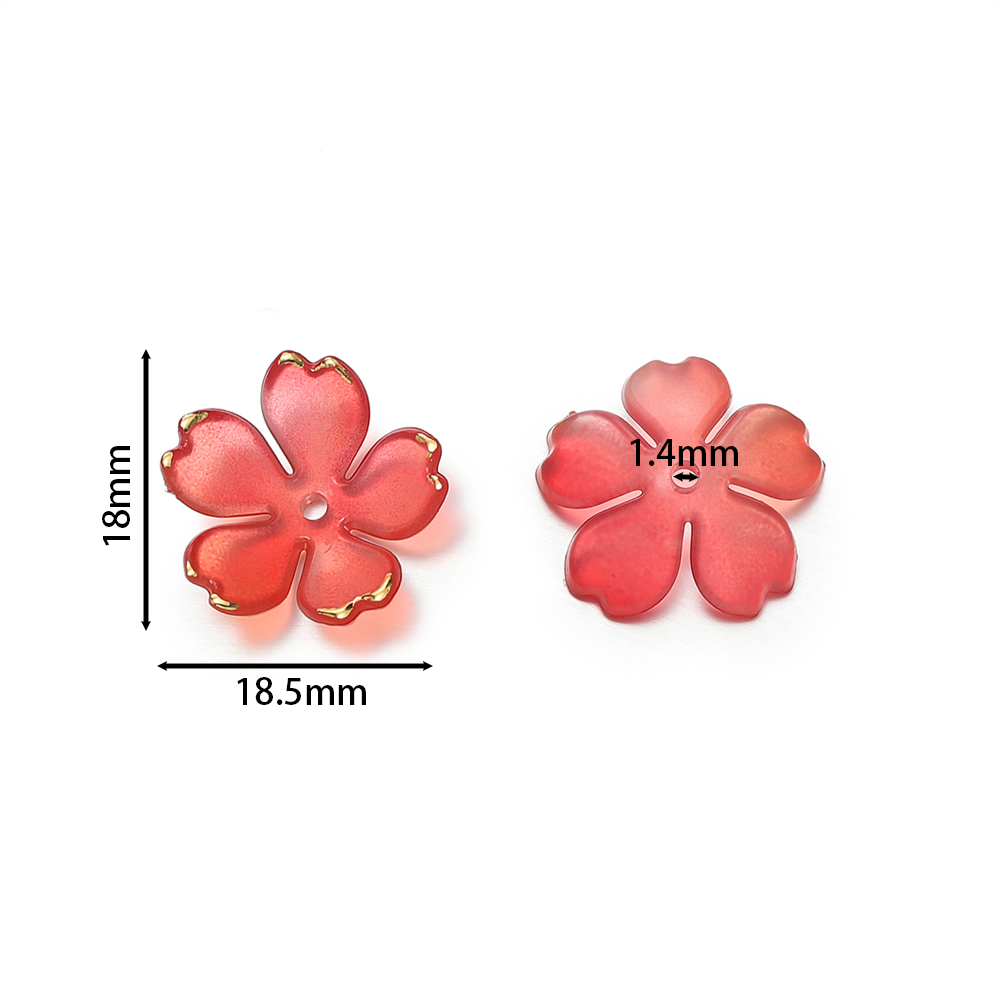 50 stks Kersenbloesems Acryl K - Jewelry Making Japan recensie en prijs