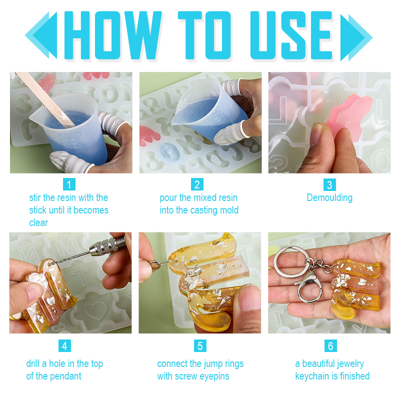 Alfabet sleutelhanger mallen a - Jewelry Making Mold recensie en prijs
