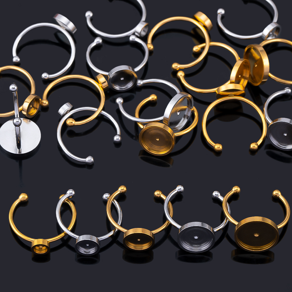 10st verstelbare open vinger r - Ring Blank Adjustable recensie en prijs