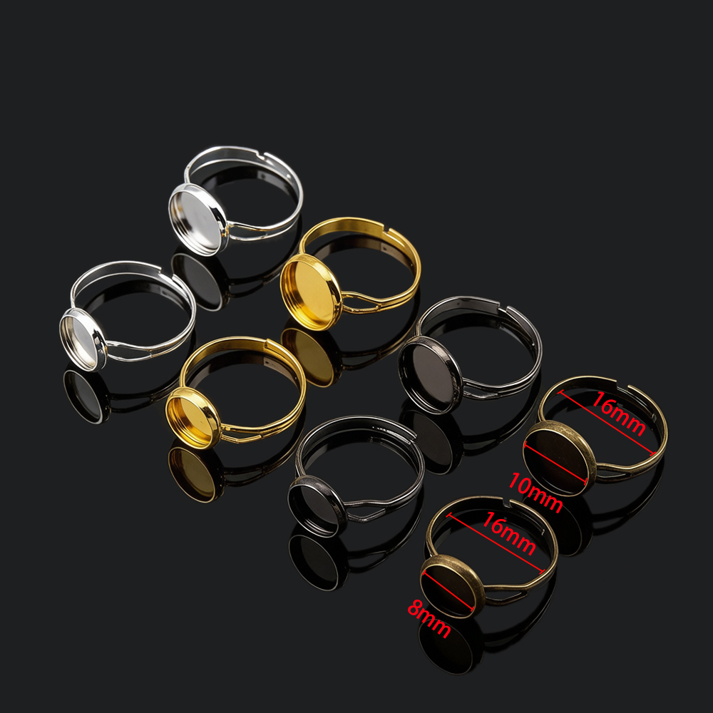 10 stks/partij Verstelbare Bla - Ring Blank Adjustable recensie en prijs