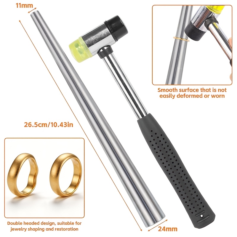 20-delige ringmaatgereedschaps - Jewelry Making Hammer recensie en prijs