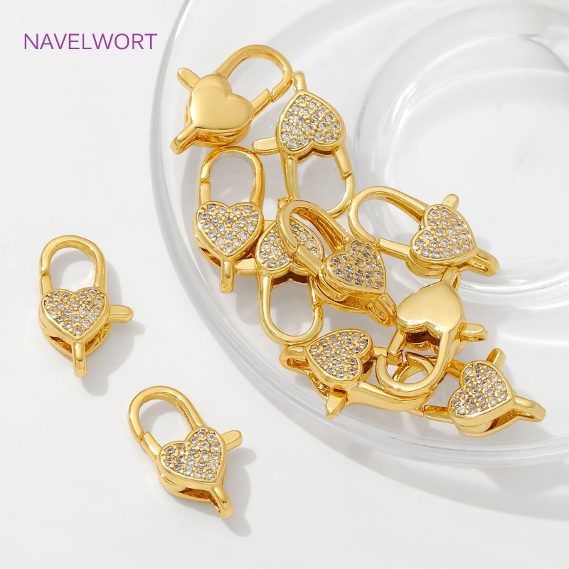 18K Vergulde Ingelegde Zirkoon - Jewelry Making Gold recensie en prijs