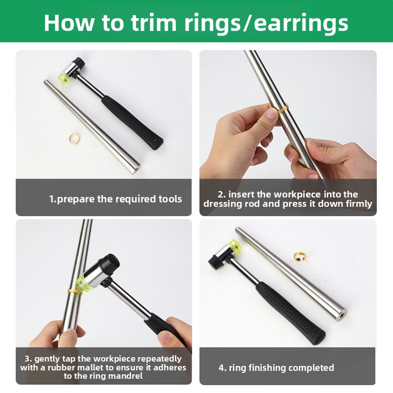 Ring- en oorbel-rechttrekijzer - Jewelry Making Hammer recensie en prijs